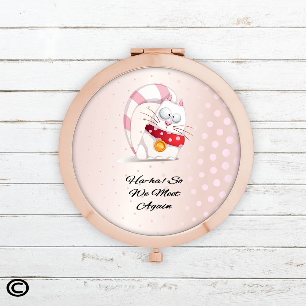 Funny Motivational Compact Mirrors